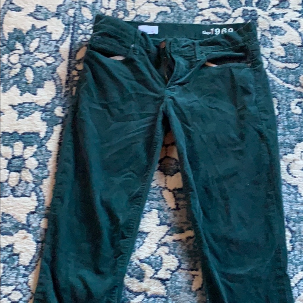 Gap corduroy emerald green